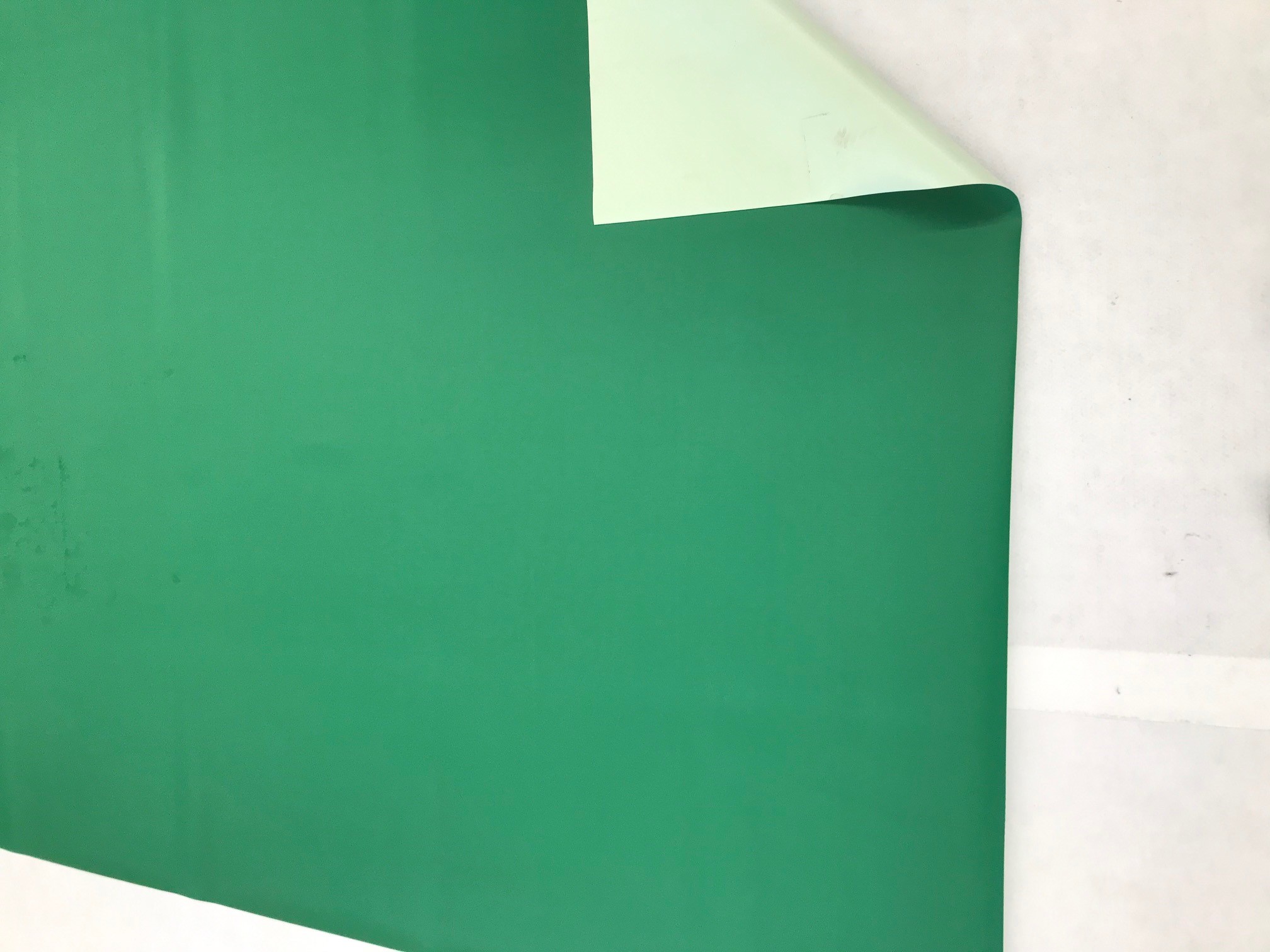 Teichfolie PVC 1,0 mm schwarz SIKA  tannengrün/mintgrün Sonderposten 2,00 x 17 m